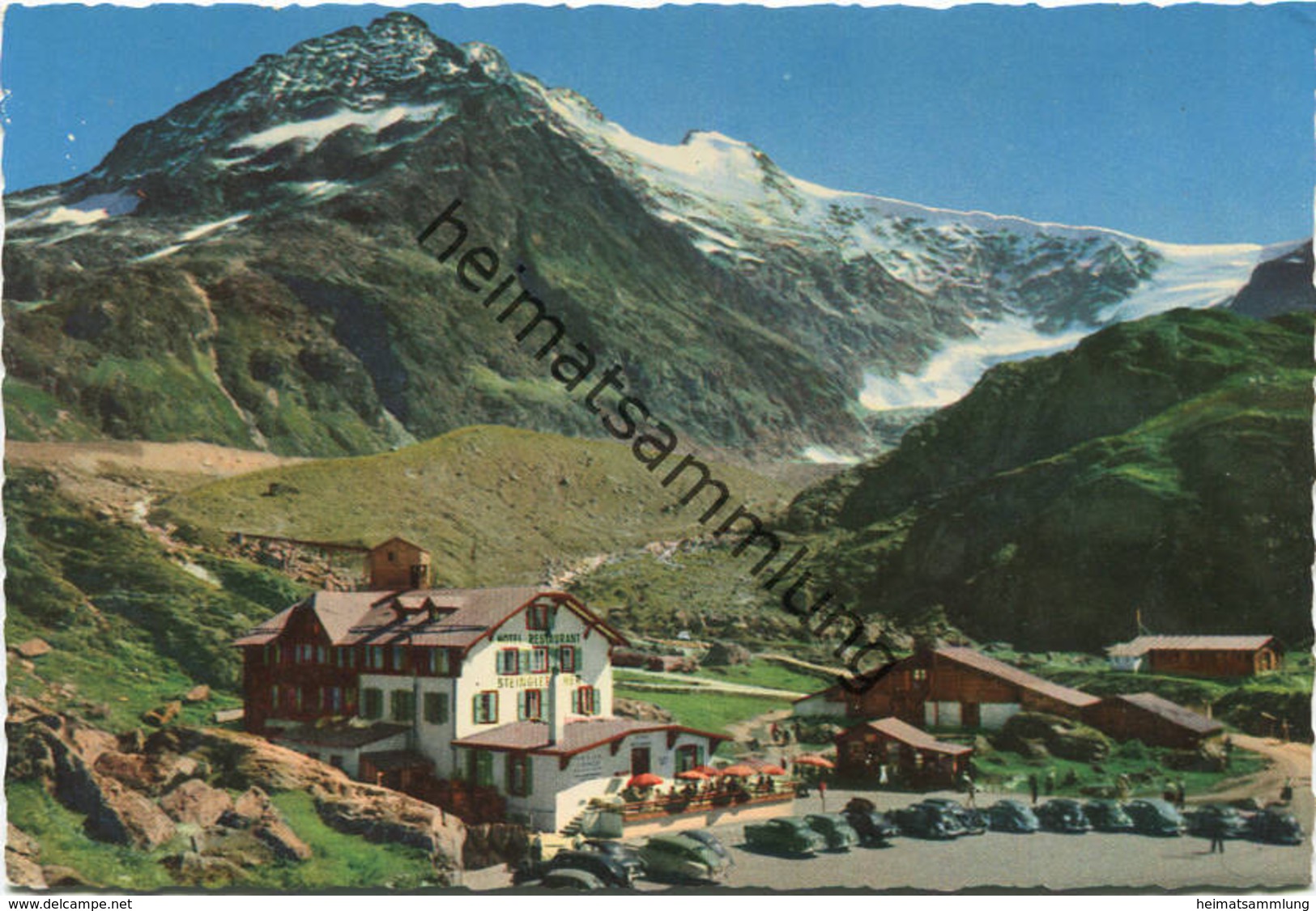 Hotel Steingletscher - Gletscher und Sustenhörner - Verlag A. Kiener Schwanden