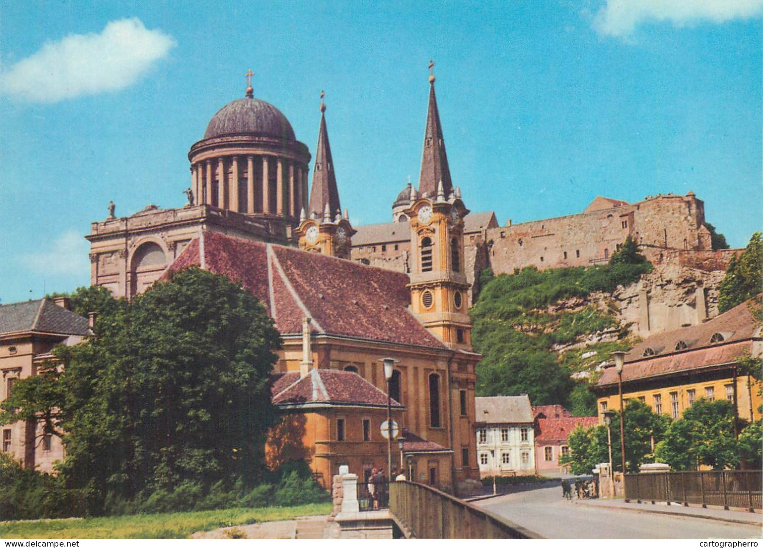 Hungary Esztergom Church in the Watertown and Cathedral