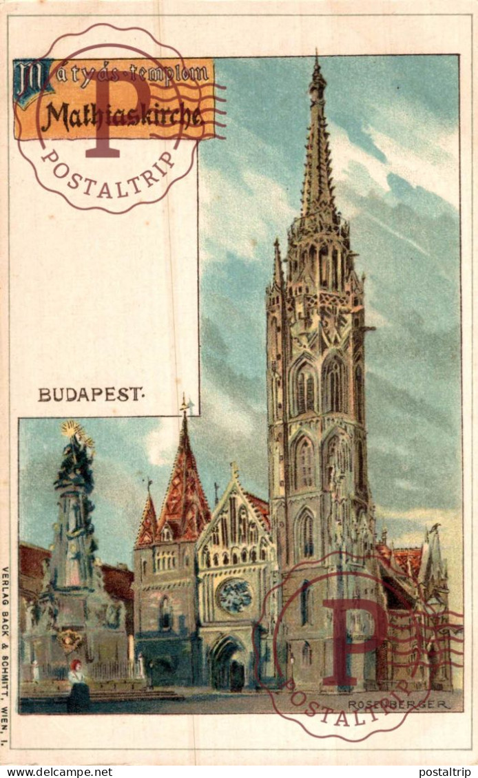 HUNGRIA // HUNGARY. Budapest - MATHIASKIRCHE. ROSENBERGER