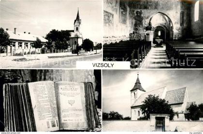 73324954 Vizsoly Kirche Inneres Buch