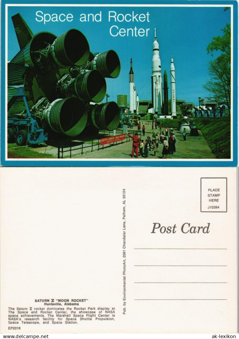 Huntsville SATURN I "MOON ROCKET" Space & Rocket Center Alabama 1980