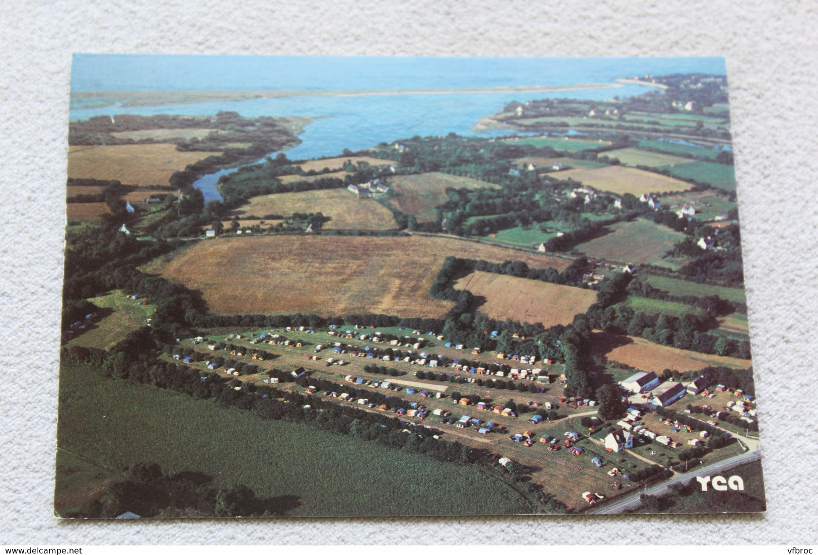 I484, Cpm, Benodet, le camping de la mer blanche, Finistère 29