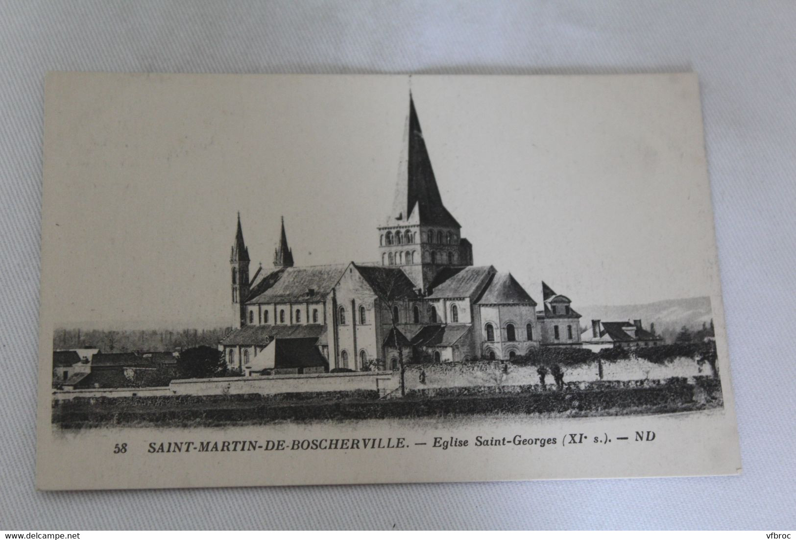 I826, Saint Martin de Boscherville, église saint Georges, Seine maritime 76