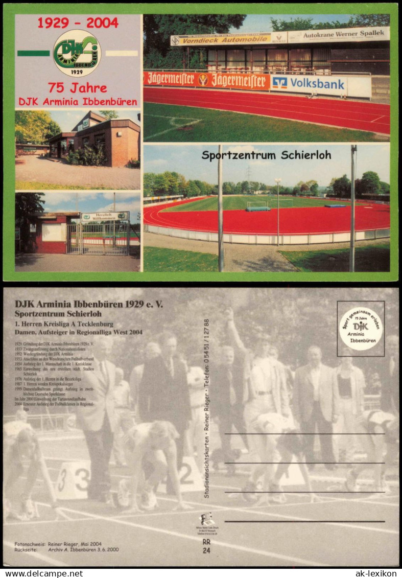 Ibbenbüren Fussball-Stadion Sportzentrum Schierloh Mehrbildkarte 2004