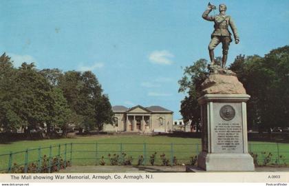 The Mall War Memorial County Armagh Irish Postcard