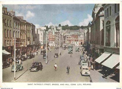 Irlande - Cork - Cork City - Saint patrick's street - Bridge and Hill - Automobiles - Ireland - Irlanda - CPM - Etat pli