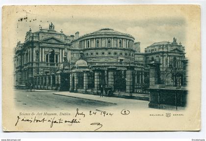 CPA - Carte Postale - Irlande - Dublin - Science & Art Museum - 1904 ( CP5380 )