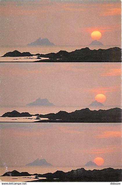 Irlande - Kerry - Ring of Kerry - Skellig Sunset - Multivues - Coucher de Soleil décomposé - Ireland - CPM - Voir Scans