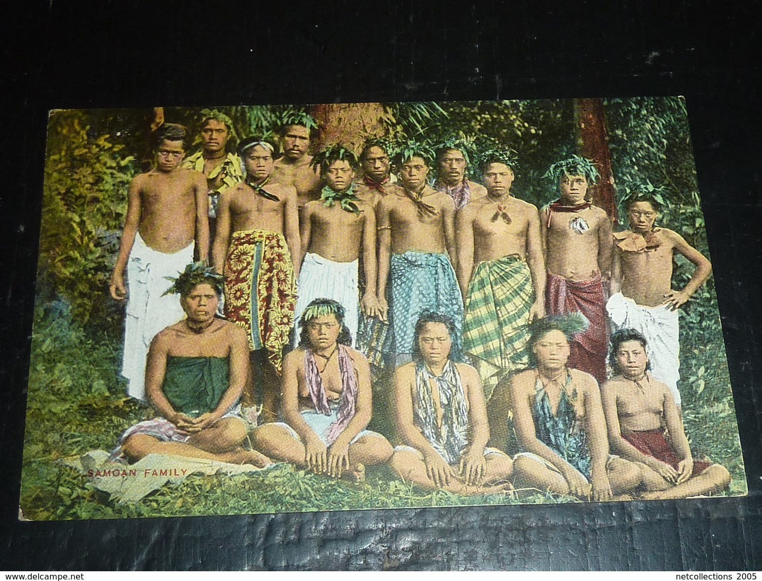 îLE SAMOA - SAMOAN FAMILY - SCENE ET TYPE (AE)