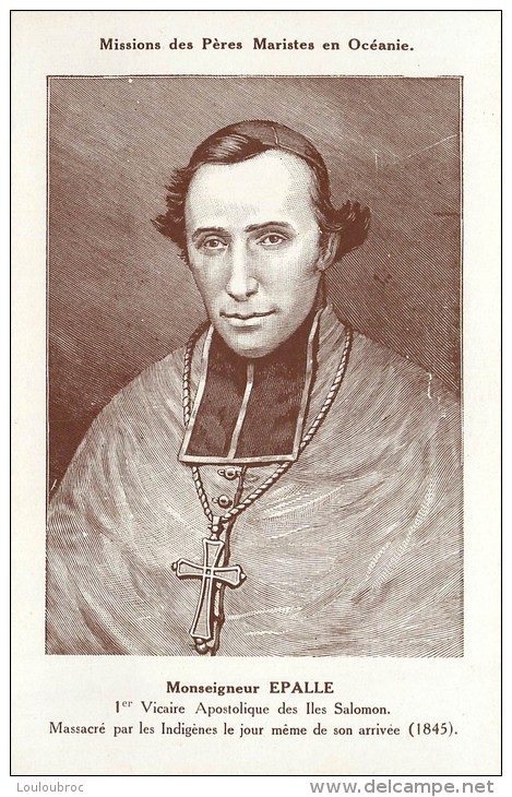 ILES SALOMON MISSIONS DES PERES MARISTES MONSEIGNEUR EPALLE