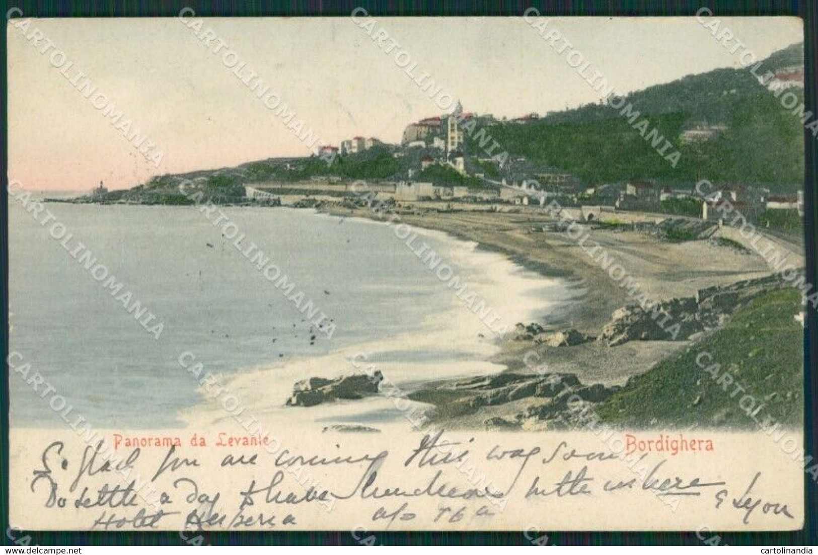 Imperia Bordighera cartolina KV4913