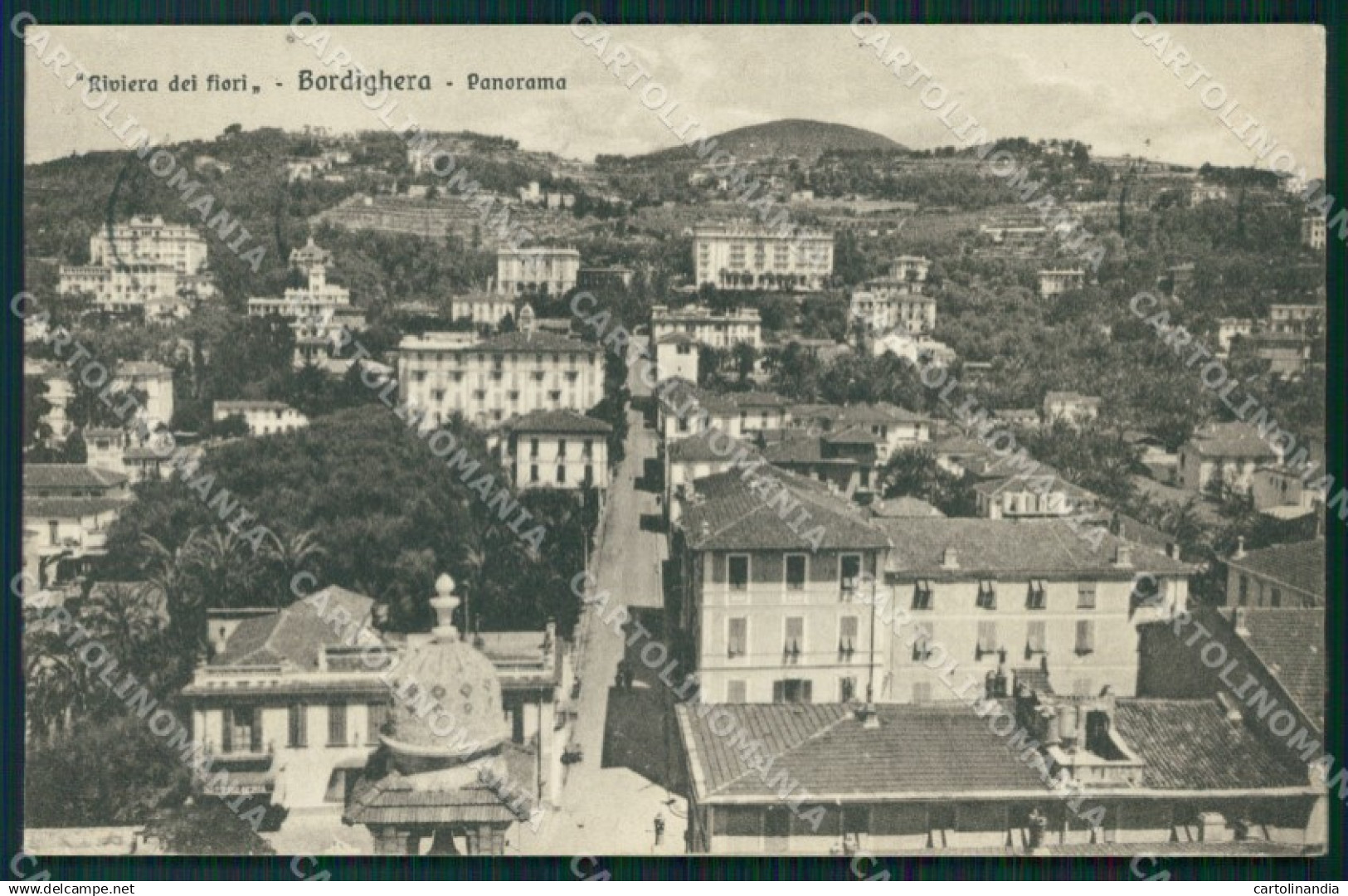 Imperia Bordighera cartolina MT3529