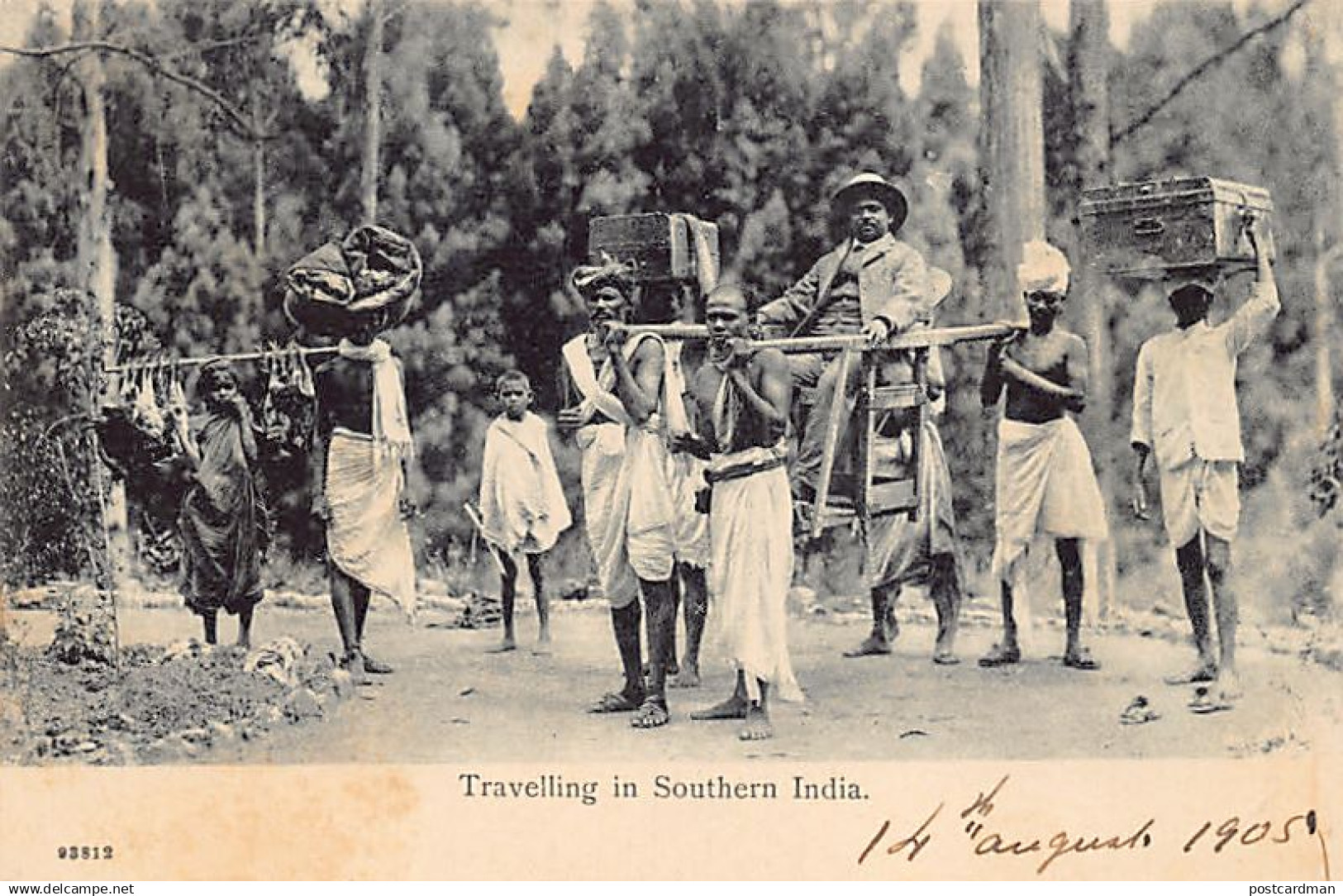 India - Travelling in Southern India - Sedan chair