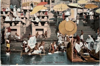 Benares - Bathing in the Ganges