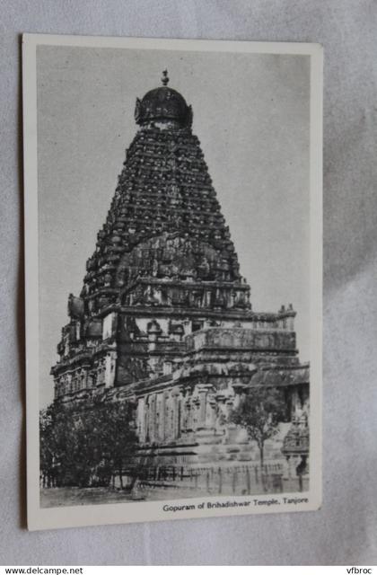 Tanjore, Gopuram of Brihadishwar temple, Inde