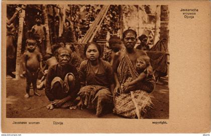 PC CPA Djocja. Javanese woman. vrouwen INDONESIA (a16020)