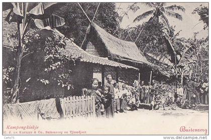 Indonésie -  Ile de Java -  Buitenzorg - Kampongkiekje - Village