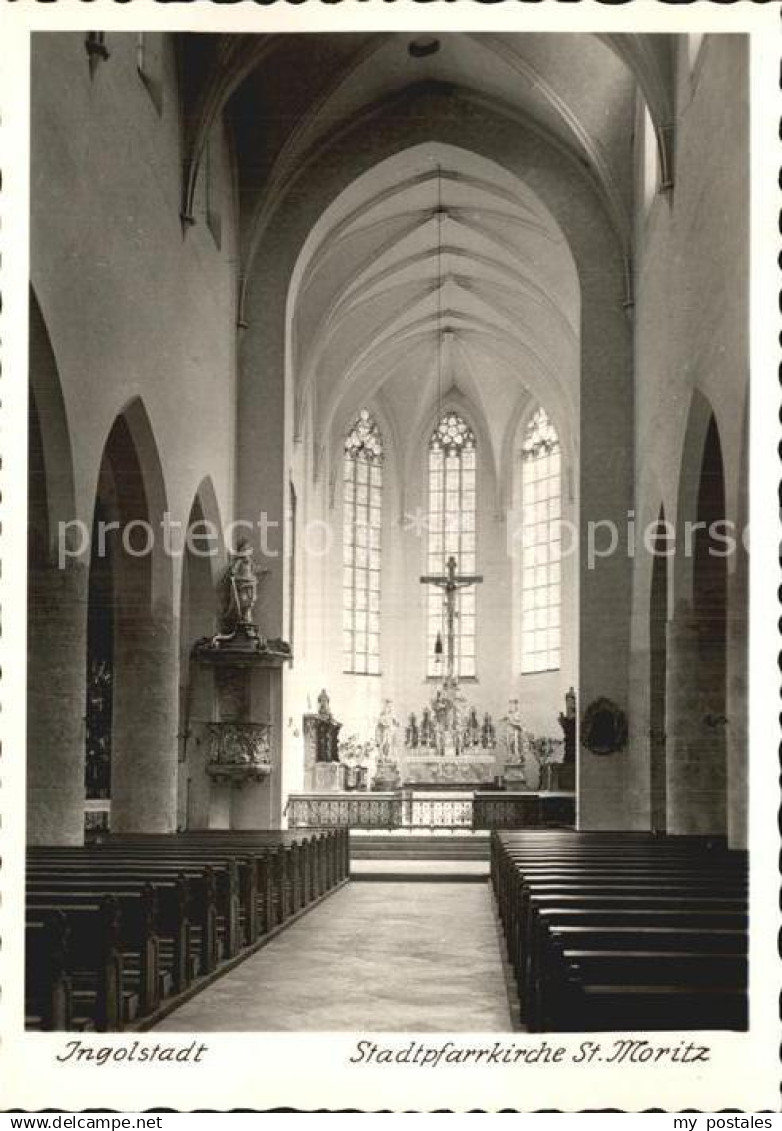 Ingolstadt Donau Stadtpfarrkirche Sankt Moritz