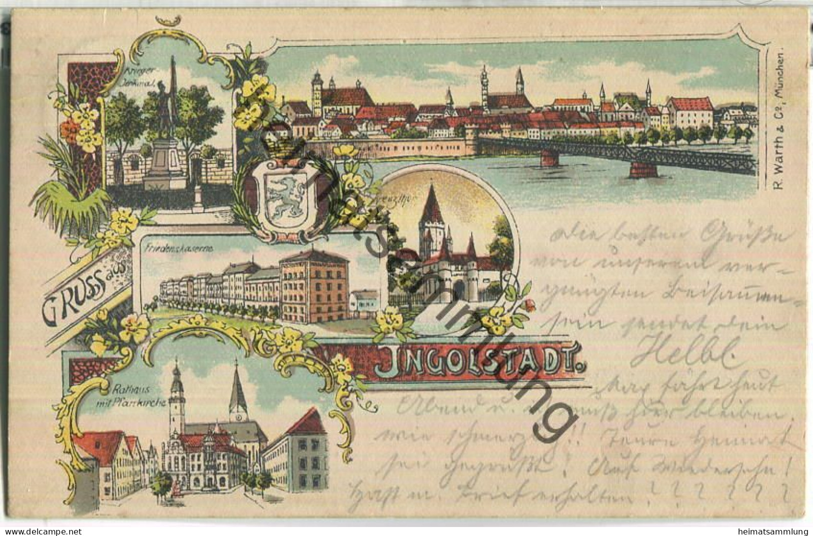 Ingolstadt - Friedrichskaserne - Verlag R. Warth & Co München