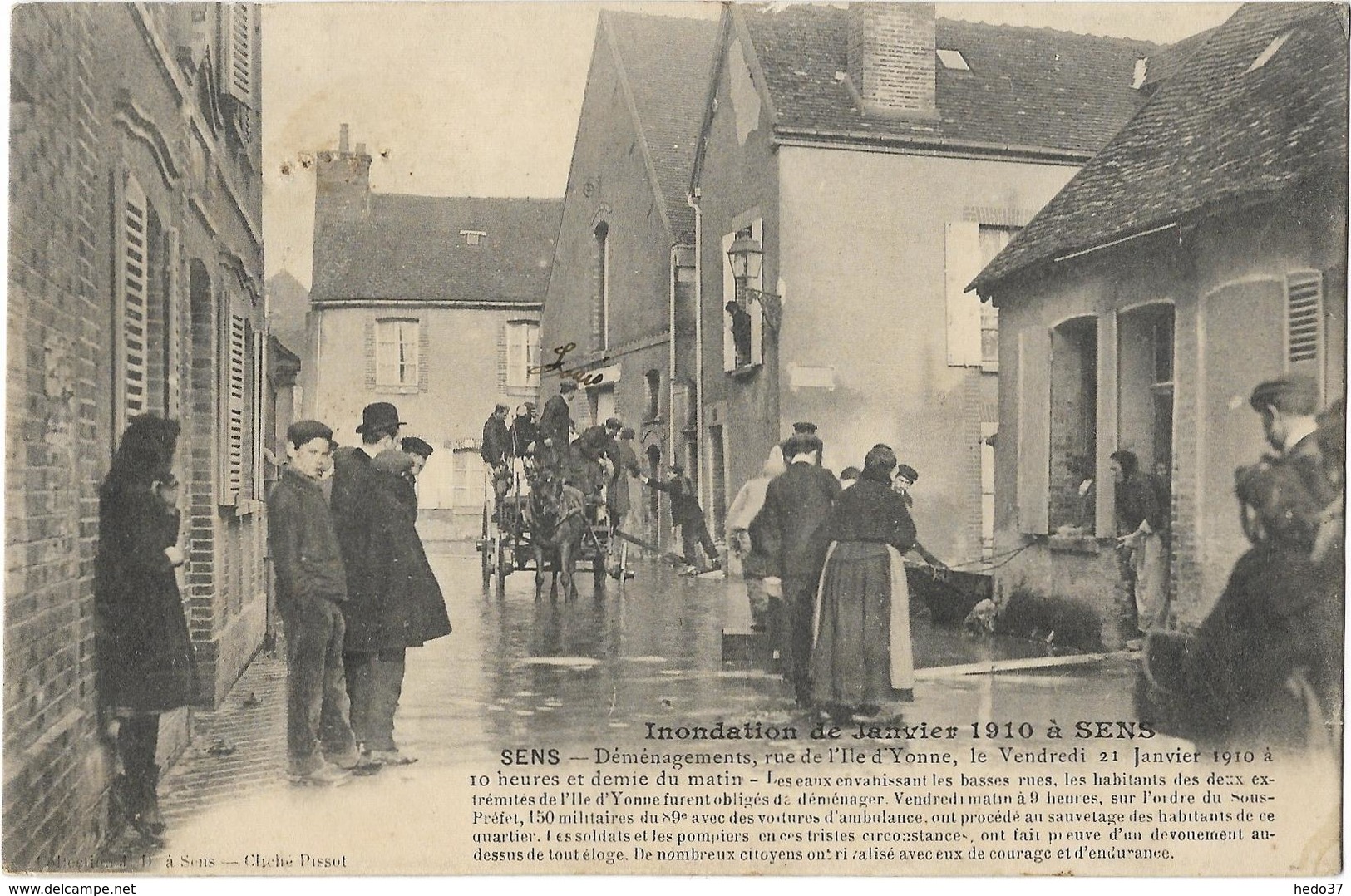 Inondation de Janvier 1910 à Sens