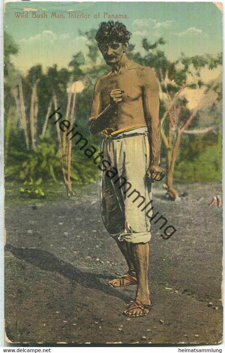 Interior of Panama - Wild Bush Man - Verlag I. L. Maduro Jr. Panama