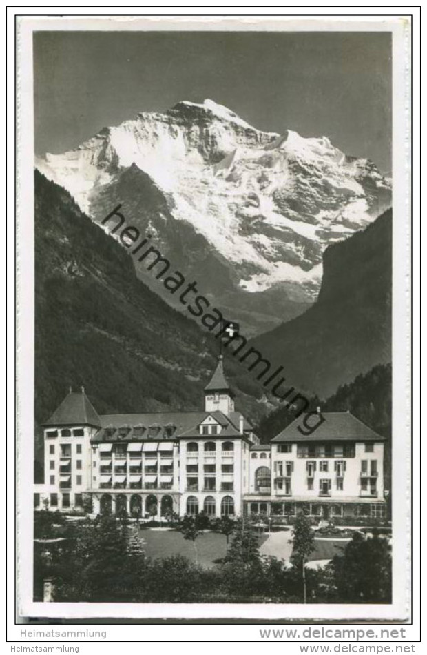 Interlaken - Grand Hotel Mattenhof - Foto-AK