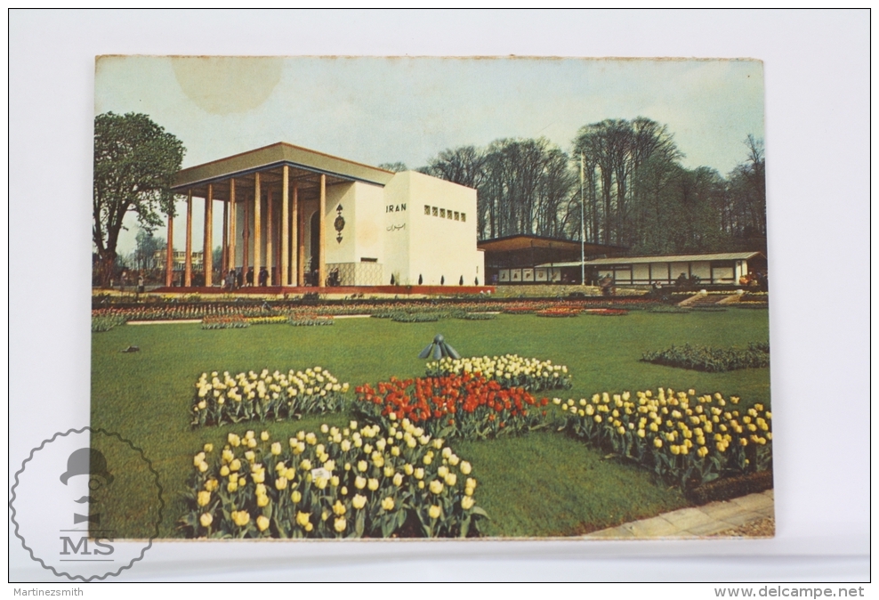 Iran Postcard - The Pavilion of Iran - Posted 1958