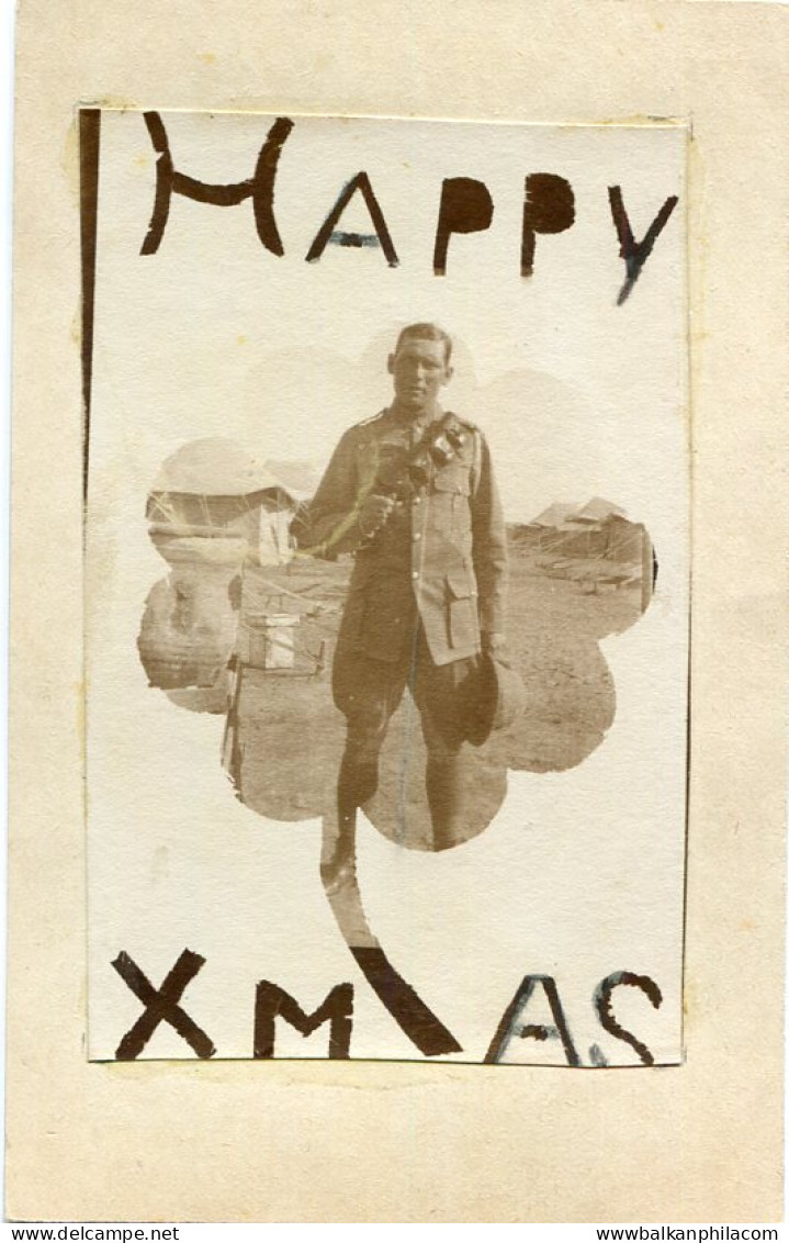 Iraq British Soldier Christmas Photo