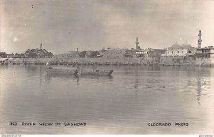 Iraq - BAGHDAD - River view - REAL PHOTO - Publ. Eldorado Photo 323