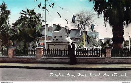 Iraq - BASRA - Babylon Lion, King Faisal Avenue - Publ. Bromofoto