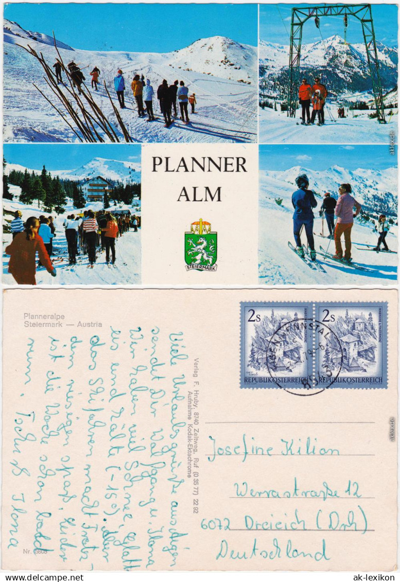 Irdning Donnersbachtal Planneralpe - Ski , Lift Steiermark  1979