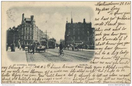 ireland, DUBLIN, O'Connnell Bridge (1901)