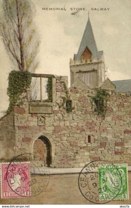 PC IRELAND GALWAY MEMORIAL STONE (B56940)