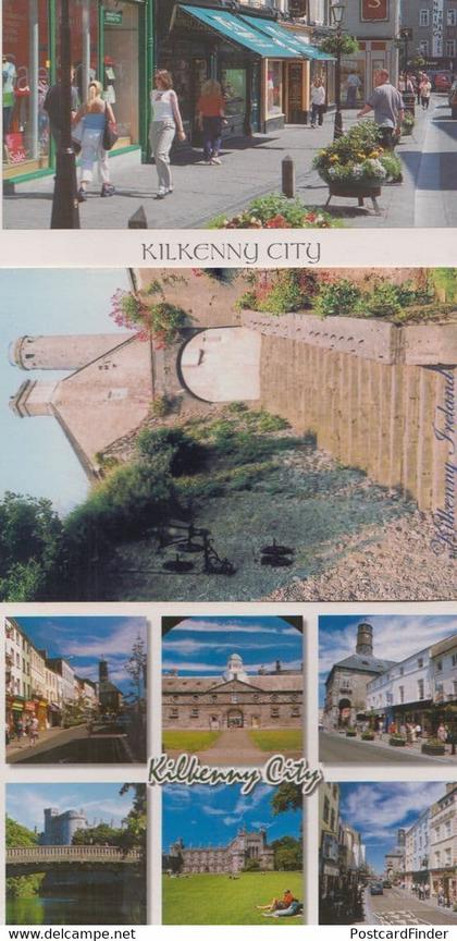 Kilkenny City St Canices Steps Benetton Jewellers 3x Irish Postcard