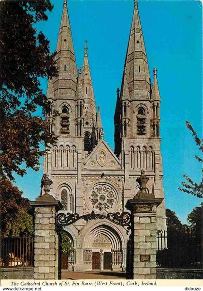 Irlande - Cork - Cork City - The Cathedral Church of St Fin Barre - West Front - Cathédrale - CPM - Voir Scans Recto-Ver