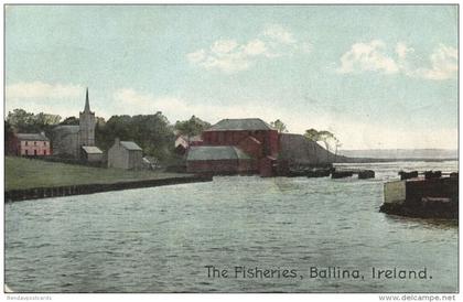 ireland, BALLINA, Co. Mayo, The Fisheries (1911)