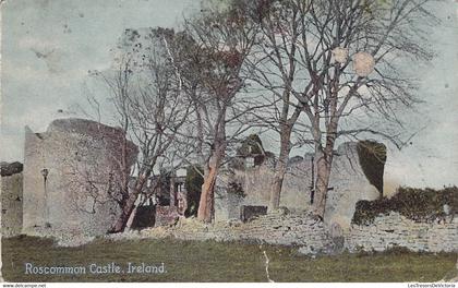 CPA Irlande - Roscommon Castle - Series of Fine Arts Postcards - Oblitérée 1911 - Colorisée - Ruines - Brillante