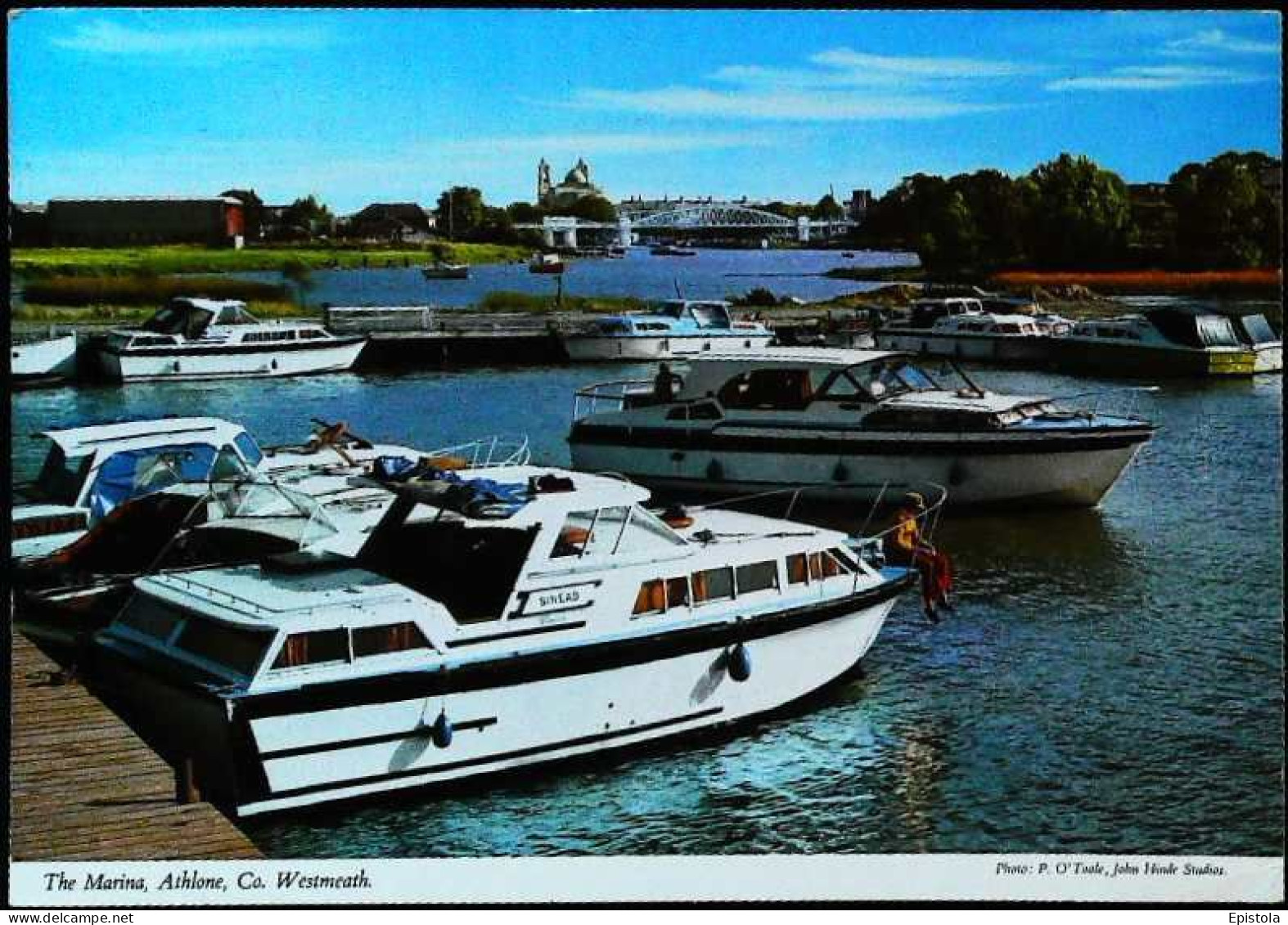 ► Irlande Athlone  Co  Westmeath  1980  The Marina bateaux de plaisance Sinead