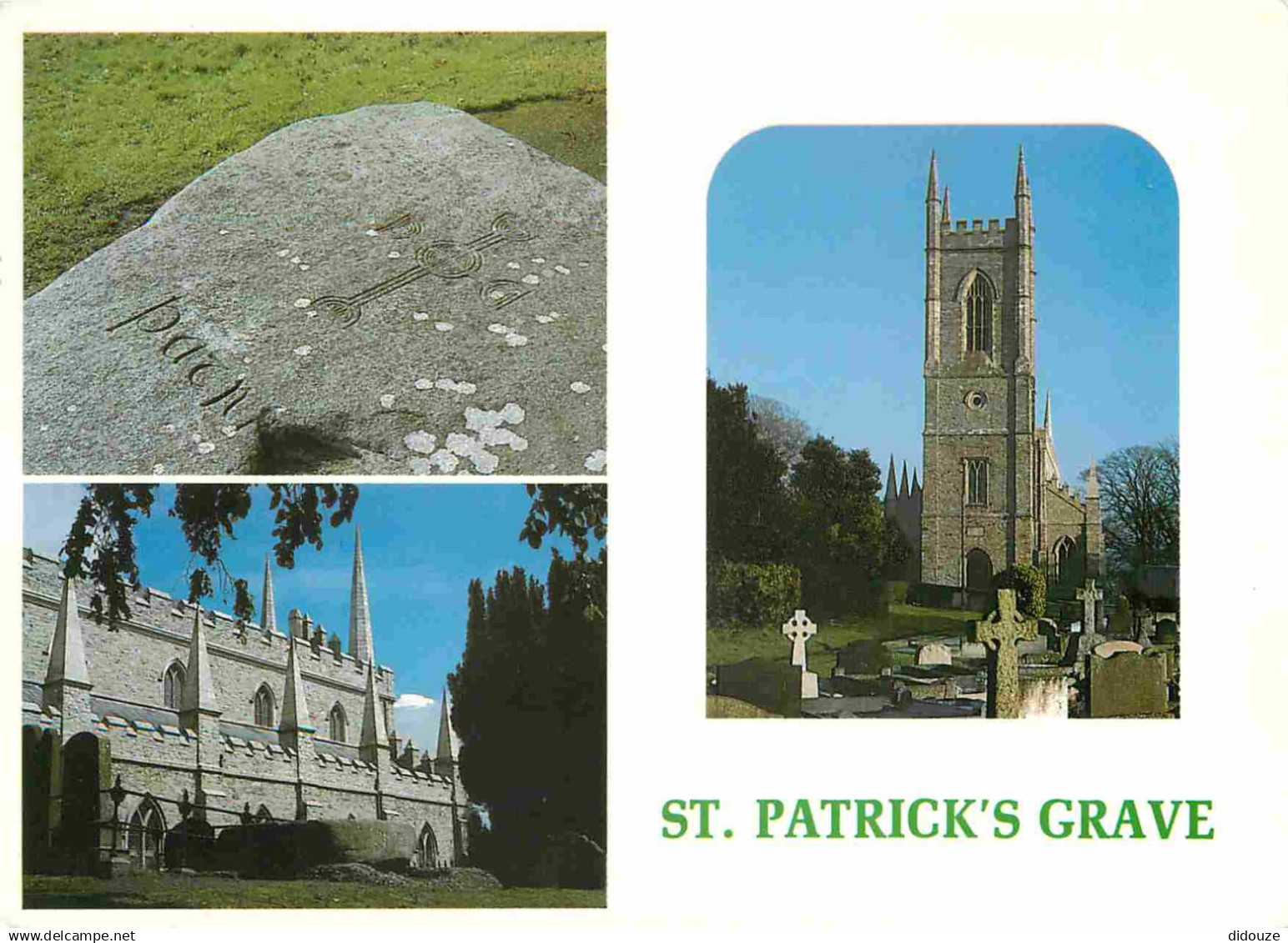 Irlande du Nord - Down - St Patrick 's Grave - Multivues - CPM - Carte Neuve - Voir Scans Recto-Verso