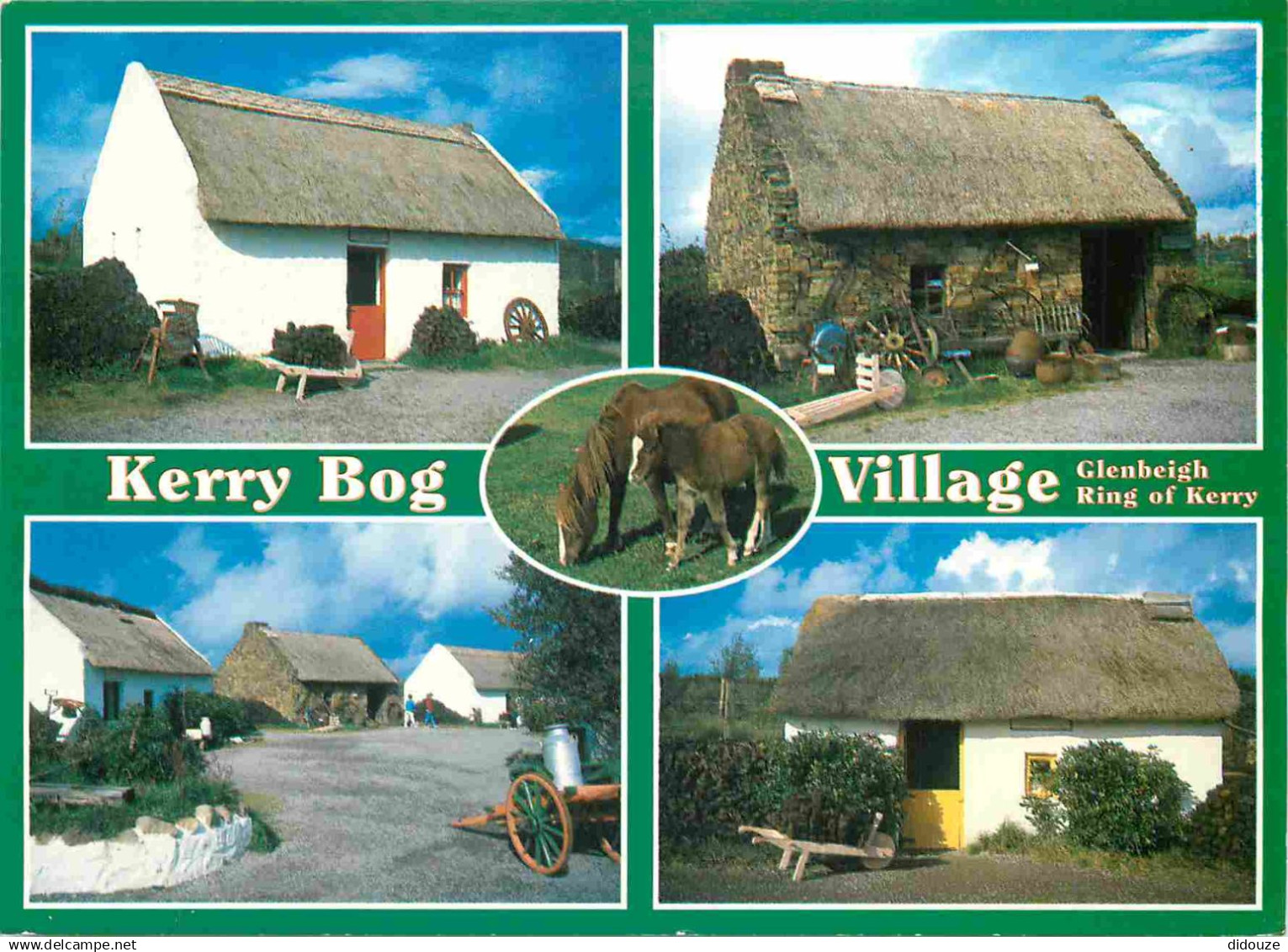 Irlande - Kerry - Glenbeigh - Kerry Bog Village - Multivues - Ireland - Irlanda - CPM - Voir Scans Recto-Verso