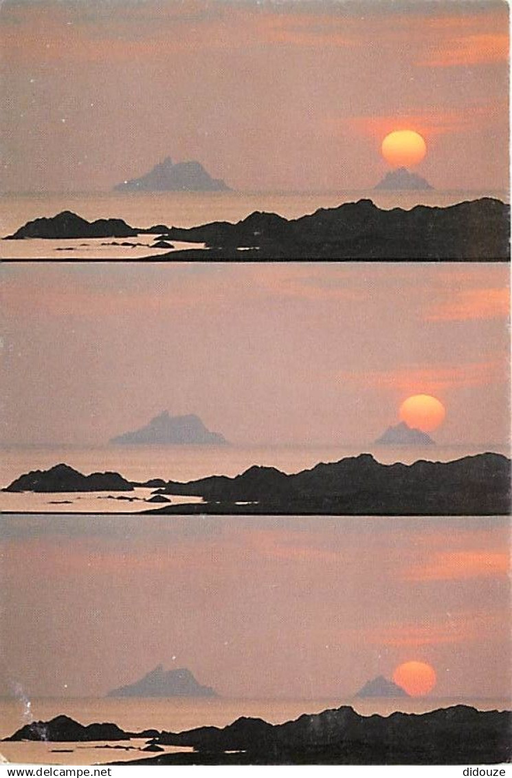 Irlande - Kerry - Ring of Kerry - Skellig Sunset - Multivues - Coucher de Soleil décomposé - Ireland - CPM - Voir Scans