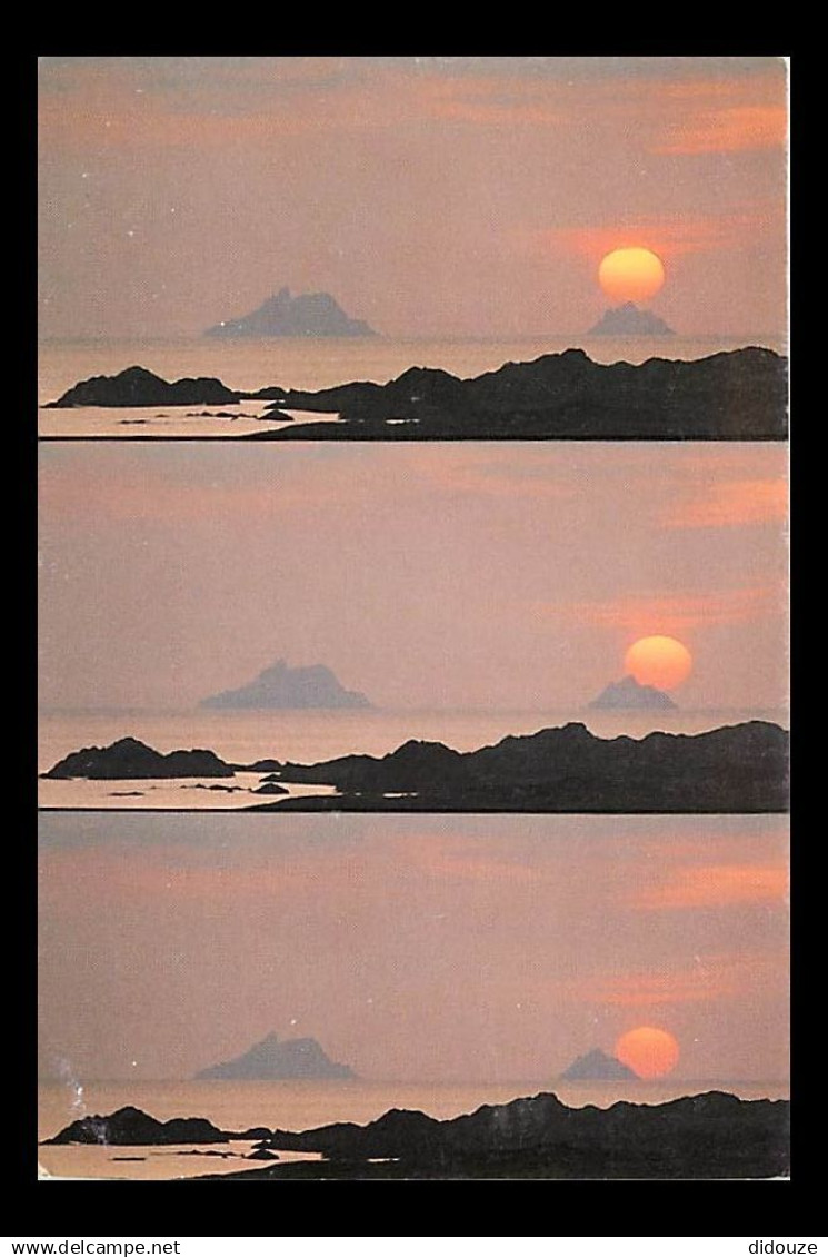 Irlande - Kerry - Ring of Kerry - Skellig Sunset - Multivues - Coucher de Soleil décomposé - Ireland - CPM - Voir Scans