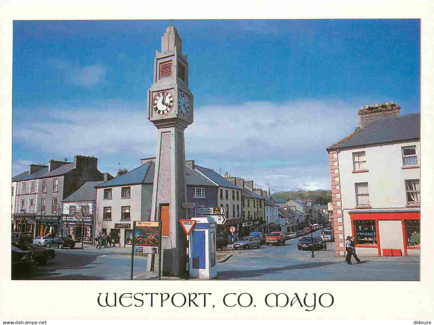 Irlande - Mayo - Westport - Horloge - Ireland - Irlanda - CPM - Voir Scans Recto-Verso