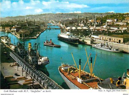 Irlande - Cork - Cork City - Cork Harbour with M. V. Inisfallen at berth - Bateaux - Ireland - Irlanda - CPM - Voir Scan