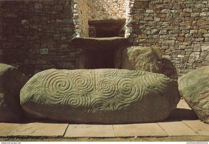 IRLANDE - Meath - Newgrange - Entrance Stone - Si An Bhru - Leac an Dorais - Carte postale