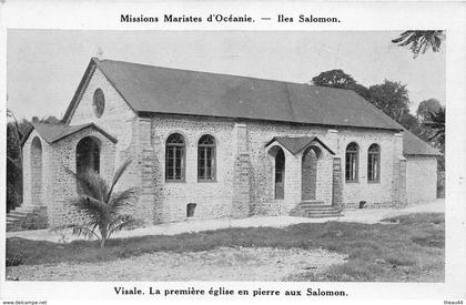 ¤¤  -   ILES SALOMON   -  VISALE   -  La Première Eglise en Pierre aux Salomon      -  ¤¤