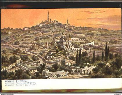 10614754 Israel Israel Jerusalem oelberg KuenstlerF. Perlberg 1910