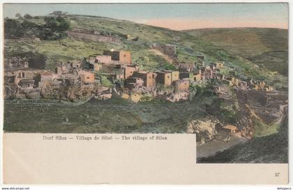 GERUSALEMME - JERUSALEM - ISRAELE - ISRAEL - THE VILLAGE OF SILOA -77372-