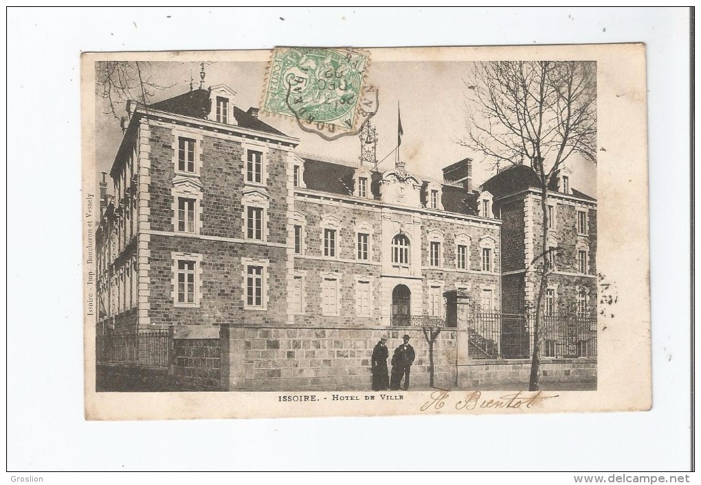 ISSOIRE HOTEL DE VILLE 1902