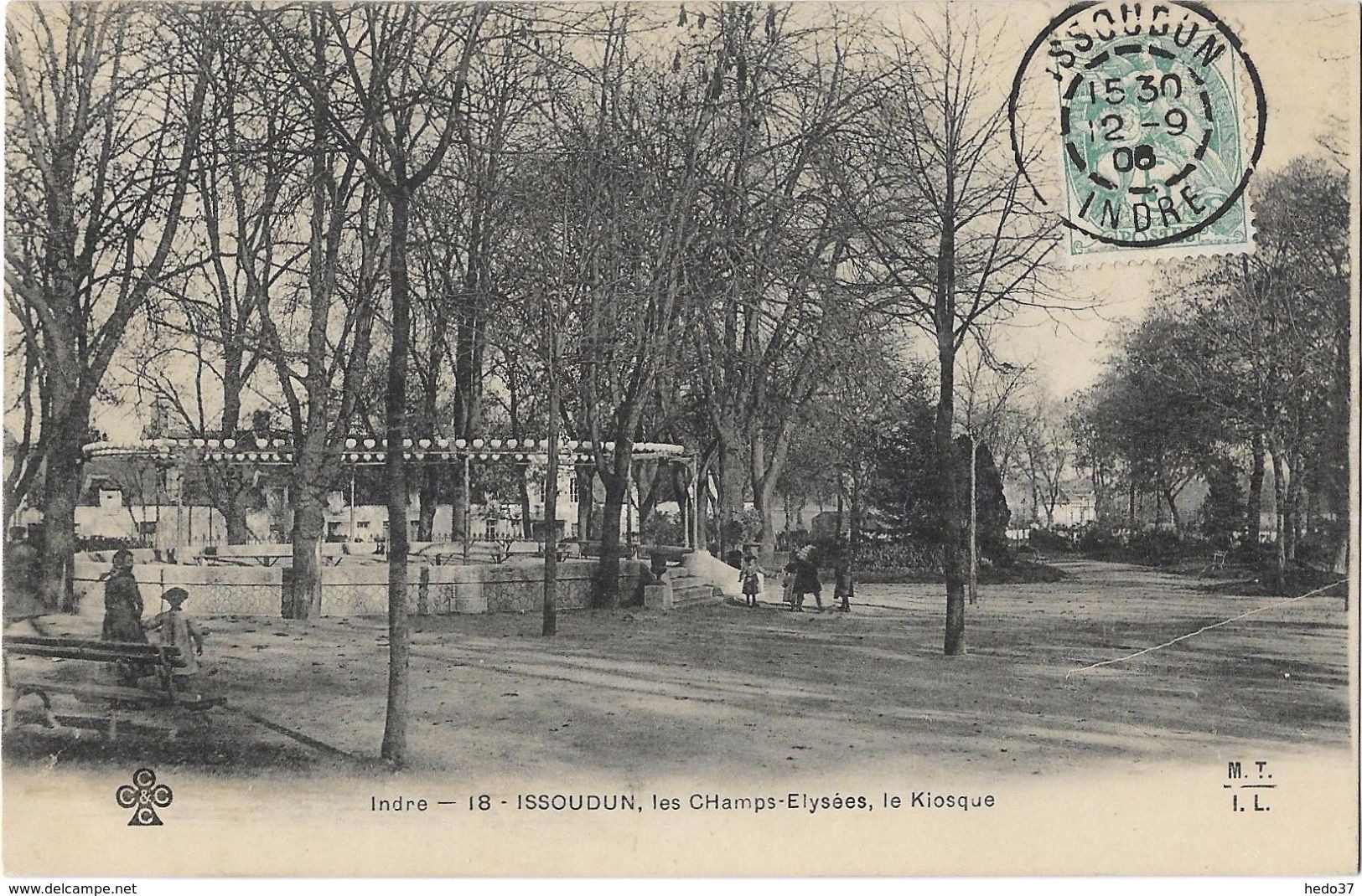 Issoudun - les Champs Elysées, le Kiosque